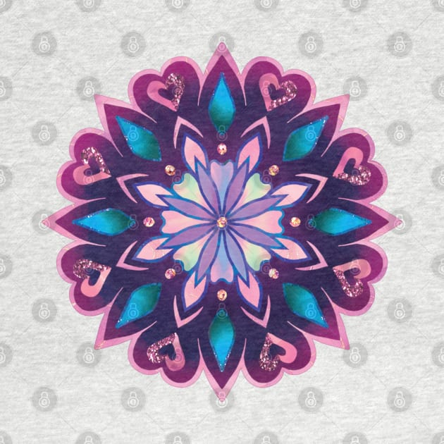 Flower mandala art by Hafsa_Aly